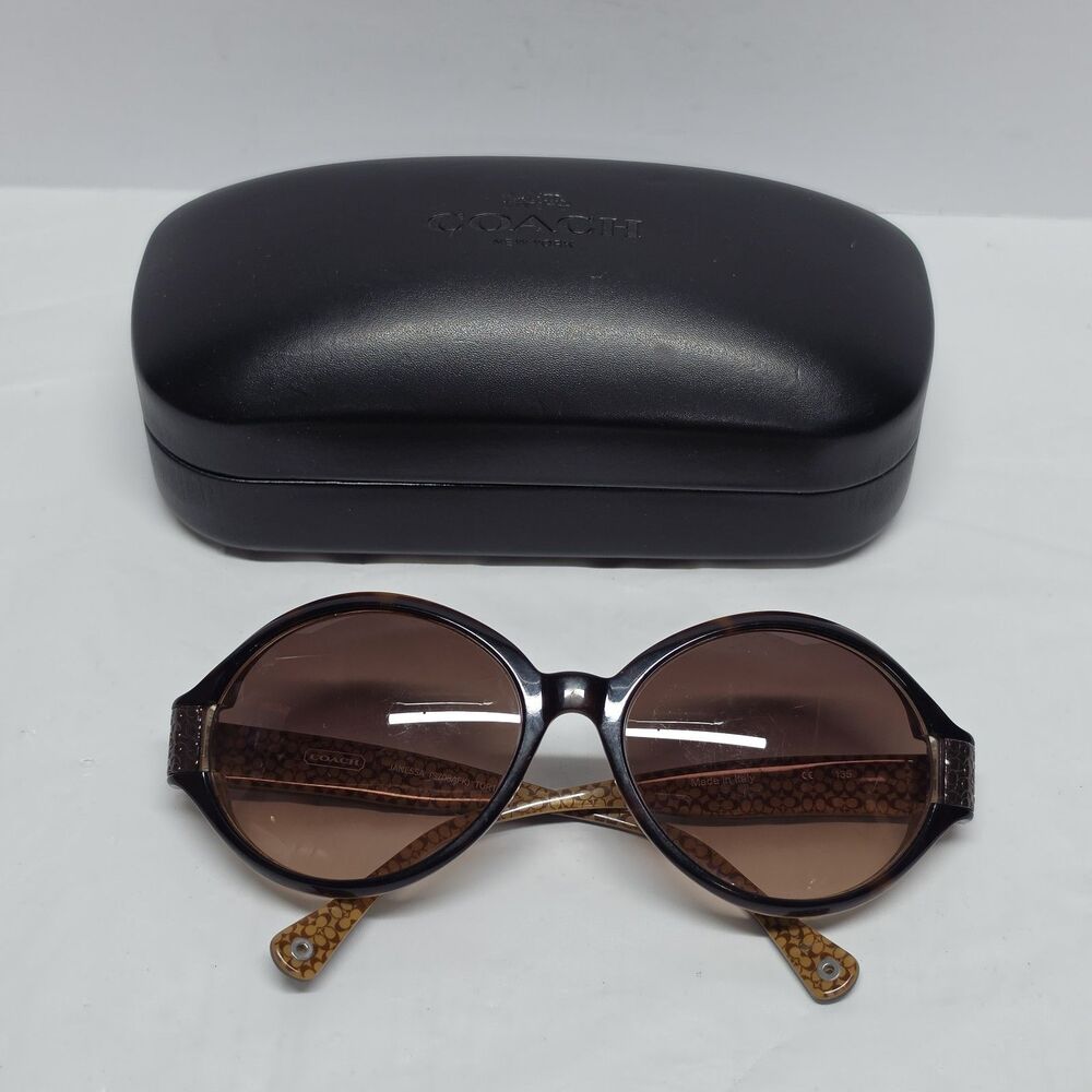 Coach Janessa Vintage Sunglasses Tortoise Brown Frame with Case S708AFK